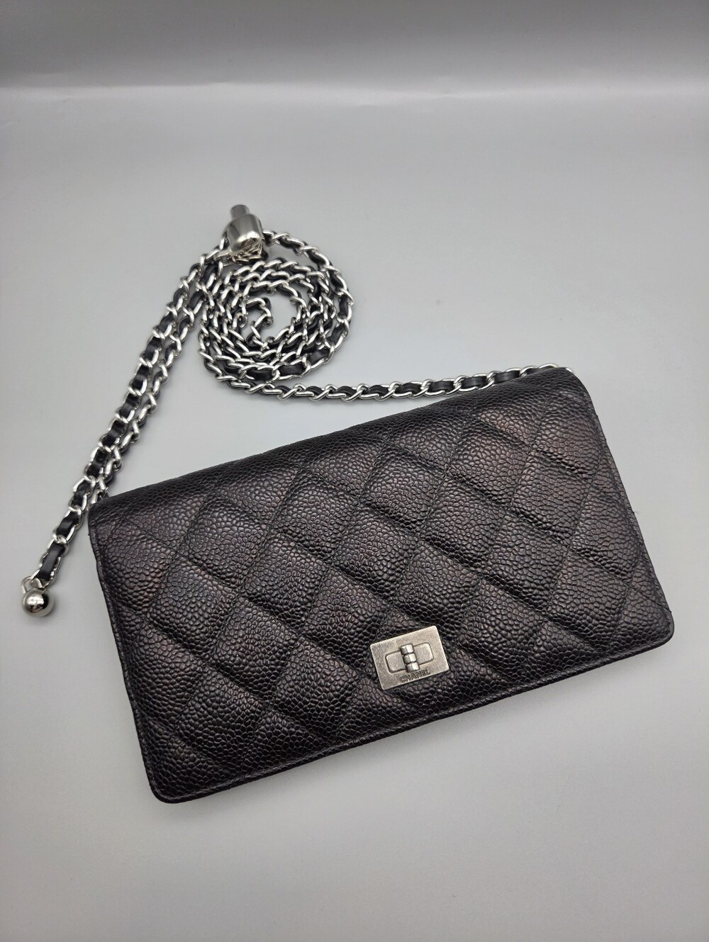 🖤CHANEL Black Caviar 2.55 Authentic Wallet🖤 - Picture 6 of 17